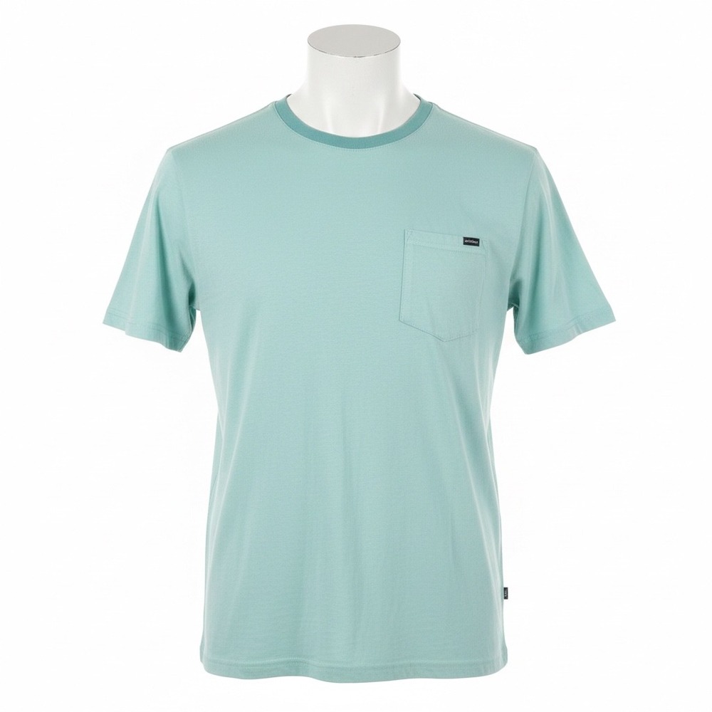 Chubbies Mens Pocket Tee Shirt Size S Sea Mist Casual Weekend Clean Style